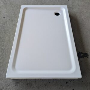 Kaldewei Avantgarde - Receveur de douche Superplan XXL 429-1 Dimensions : 90 x 140 x 4,3 cm, acier émaillé 3,5 mm, effet perlant blanc alpin.