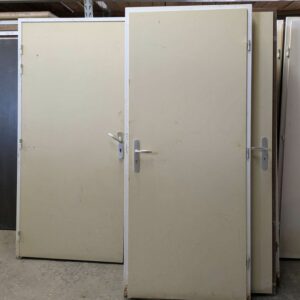 Blocs portes alvéolaire à recouvrement - huisseries métalliques 830 cm x 2040 cm