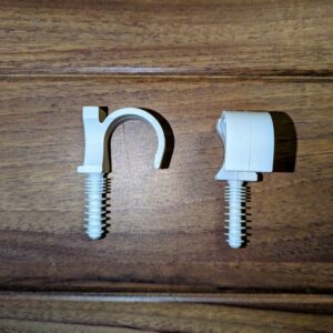 Collier cheville pour tube et gaine (clips parapluies simples) Ø 20