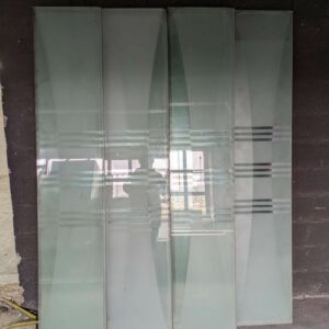 Cloison démontable vitrée