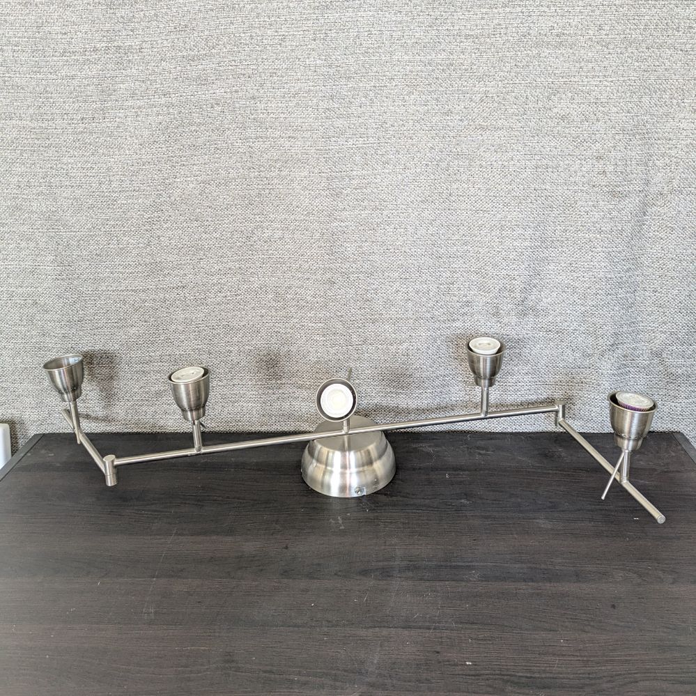 Plafonnier 'Barometer' Ikea, 5 spots orientables